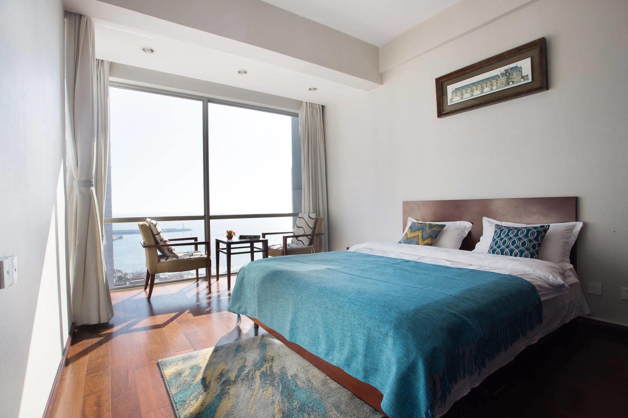 Qingdao Jinshan We+ Holiday Apartment מראה חיצוני תמונה